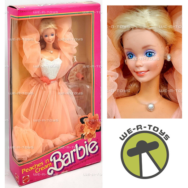 Vintage Peaches 'n Cream Barbie Doll 1984 Mattel No. 7926 NRFB