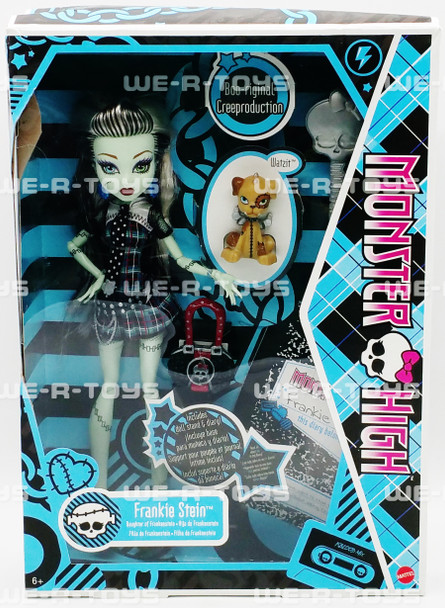 Monster High Frankie Stein Doll Daughter of Frankenstein Mattel 2021 #HGC31 NRFB