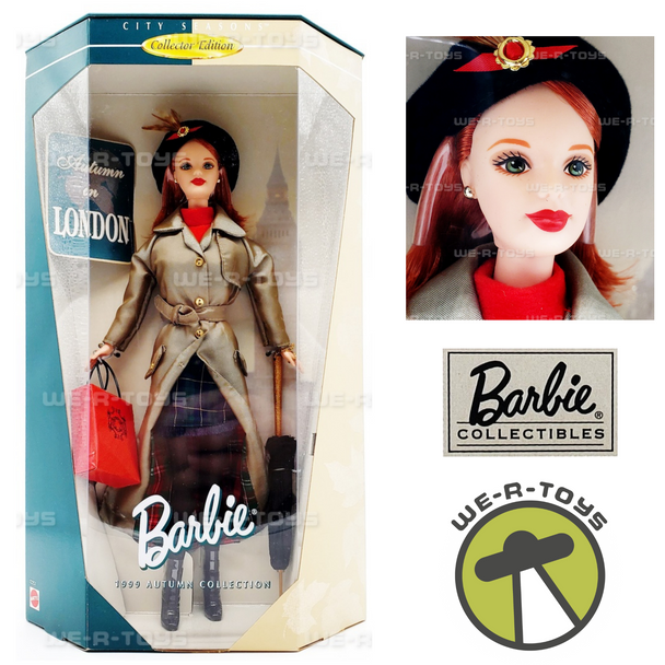 Autumn in London Barbie Doll City Seasons Collector Edition 1999 Mattel 22257