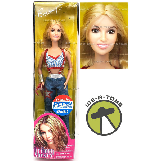 Britney Spears Exclusive Pepsi TV Commercial Outfit Doll Play Along #20018 NRFB