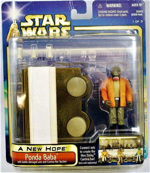 Star Wars A New Hope Ponda Baba Deluxe Action Figure 2002 Hasbro 32543