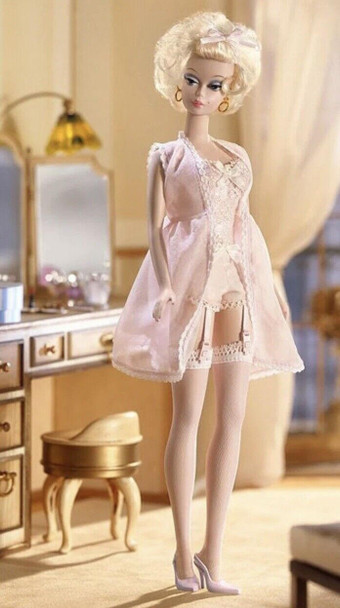 Mattel Barbie Lingerie #4 Doll Fashion Model Silkstone Collection Mattel 2002 NEW