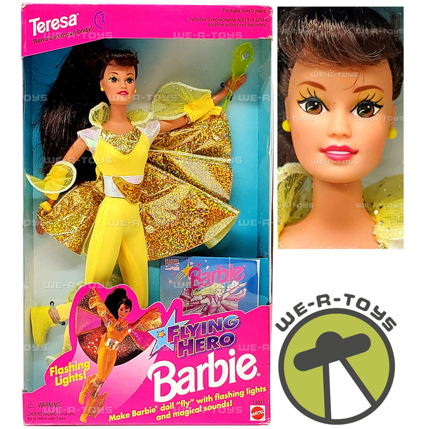Flying Hero Barbie Teresa Doll Mattel 1995 Mattel14031