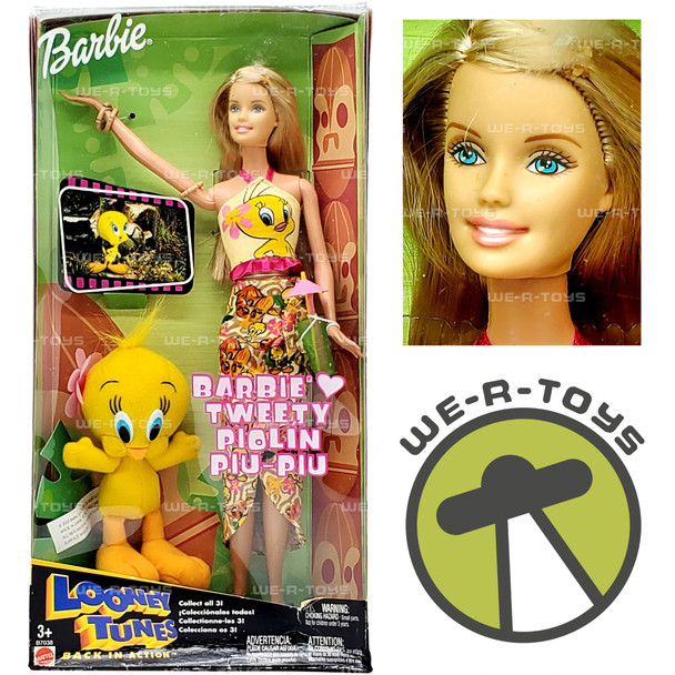 Barbie Loves Tweety Bird Looney Tunes Back in Action Doll 2003 Mattel B7038