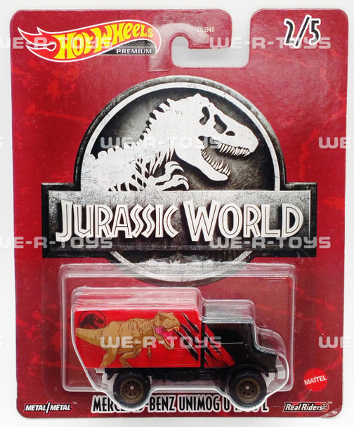 Hot Wheels Jurassic World Mercedes-Benz Unimog U 1300 L Vehicle T-Rex 2022 NEW