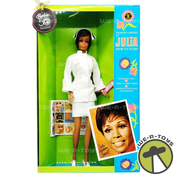 Diahann Carroll as Julia New TV Star Barbie Doll 50th Anniversary 2008 Mattel