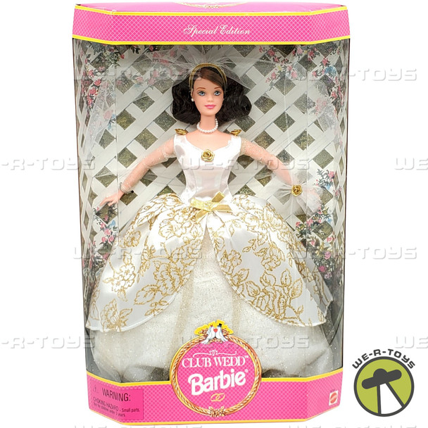 Club Wedd Barbie Doll Brunette Special Edition 1997 Mattel 19718