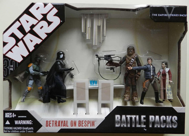 Star Wars 30th Anniversary Collection Battle Packs Betrayal On Bespin Figure Set