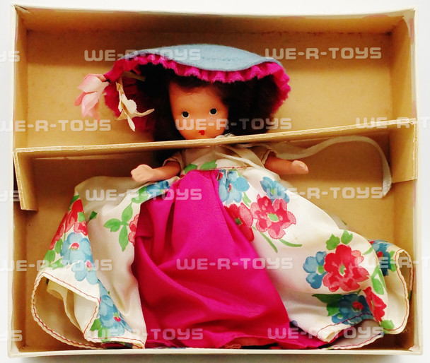 Nancy Ann Vintage 1940s Little Miss Donnet, She Wore A Big Bonnet Bisque Doll