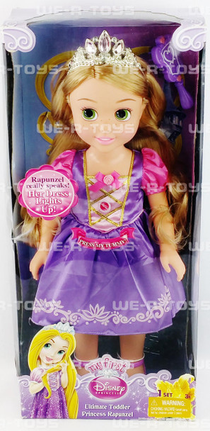 Disney My First Disney Princess Ultimate Toddler Princess Rapunzel 20" Doll Talks NRFB