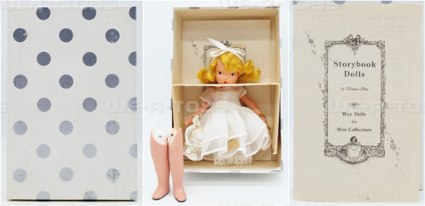 Nancy Ann Storybook Dolls When She Was Good 6" Bisque Doll Vintage 1940's USED