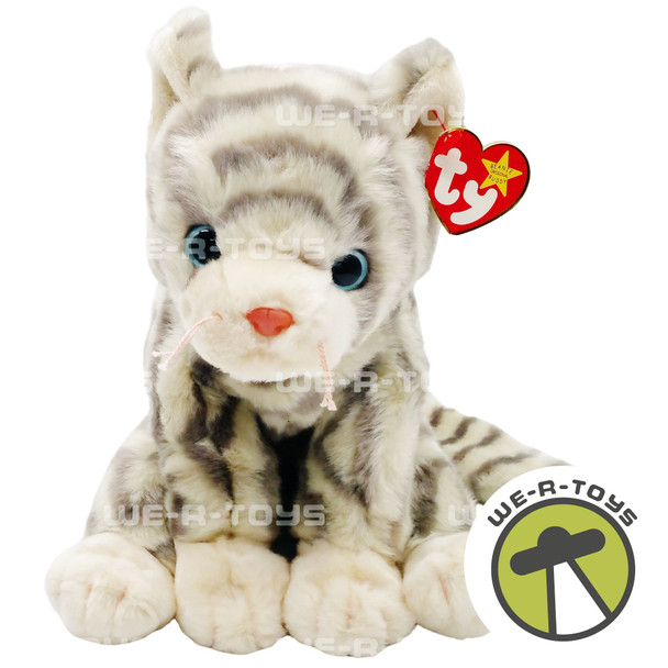 Ty Buddy Silver the Tabby Cat 13 inch Plush