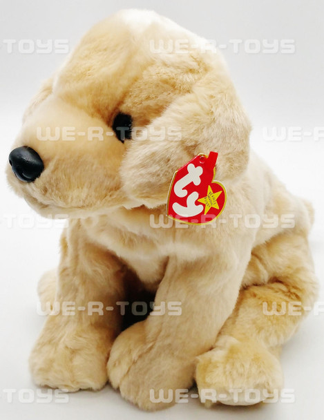 Beanie Babies Ty Beanie Buddy Fetch the Yellow Labrador Retriever Puppy Plush 1999 W/ Tag NEW