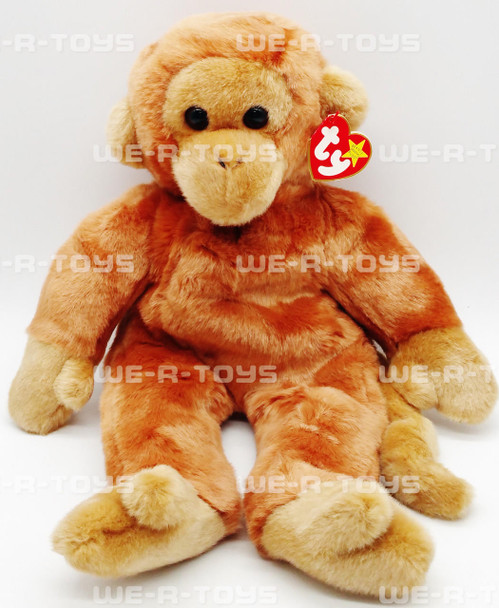 Beanie Babies Ty Beanie Buddy Bongo the Brown Monkey 14 Plush Toy 1998 With Tag NEW