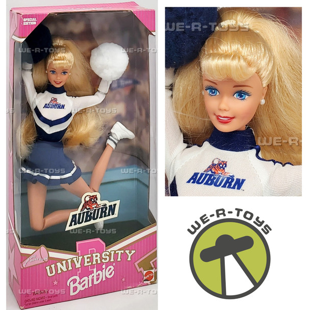 Barbie University Auburn University Cheerleader Doll 1996 Mattel 17699