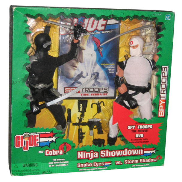 G I Joe GI Joe Ninja Showdown Snake Eyes vs Storm Shadow 12 Action Figure Set Hasbro