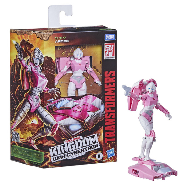 Transformers Kingdom War for Cybertron Trilogy Autobot Arcee Action Figure NRFB