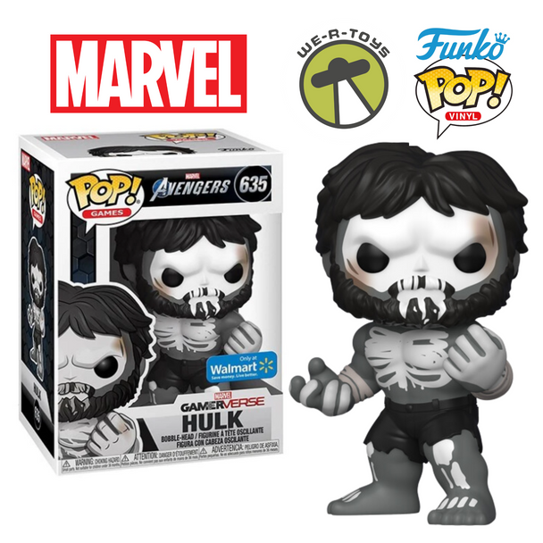 Funko Pop! Games 635 Marvel Gamerverse Avengers Skeleton Hulk Bobble-Head 2020
