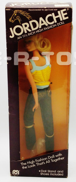 Jordache High Fashion 11.5 Blonde Doll Jeans Fashion Mego 1981 #18000 NRFB