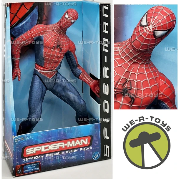 Spiderman 12" Poseable Action Figure Marvel 2001 Toy Biz #43720 NEW
