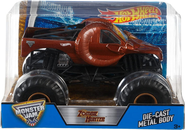 Hot Wheels Monster Jam Zombie Hunter Ram Die-Cast Metal Body 124 Mattel 2016