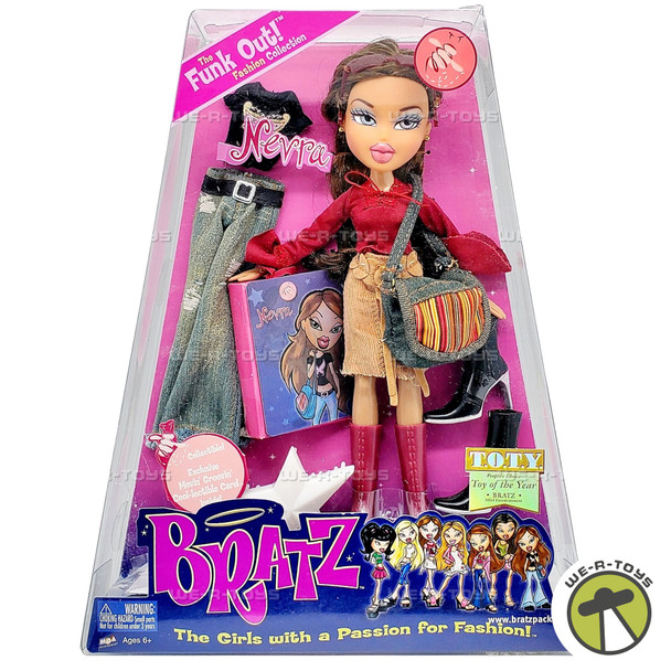 Bratz The Funk Out! Fashion Collection Nevra Doll Toy of the Year 2004 MGA NEW