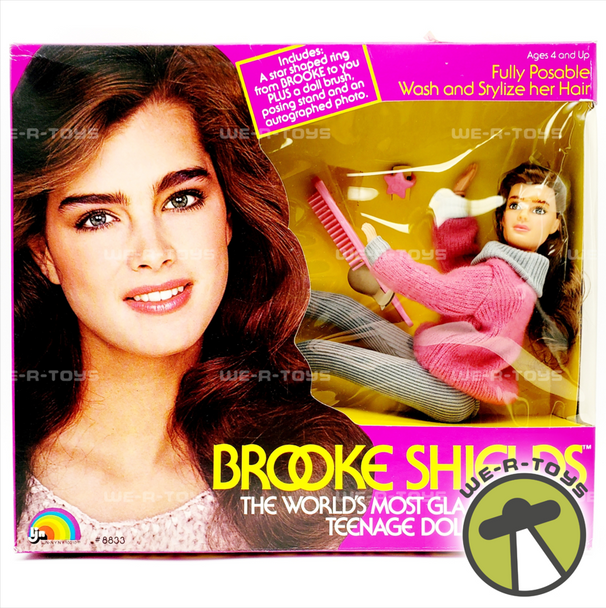 Brooke Shields Glam Teenage Doll Pink and Blue Outfit 1982 LJN Toys 8833