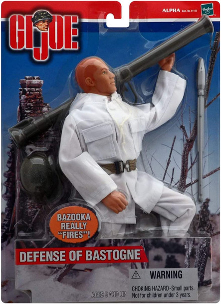 GI Joe Defense of Bastogne 12" Action Figure with Accessories 2000 Hasbro 81603