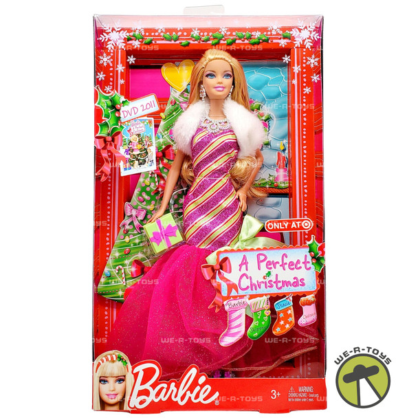 Barbie A Perfect Christmas Doll Target Exclusive Mattel 2011 No. V6985 NEW