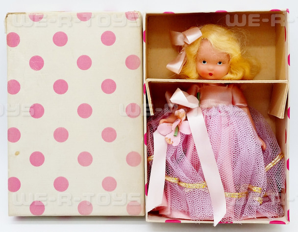 Nancy Ann Storybook Dolls Tuesdays Child 5.5" Bisque Doll #181 Vintage 1940's