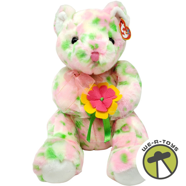 Ty Buddy Bloom the Flower Bear 12 inch Plush