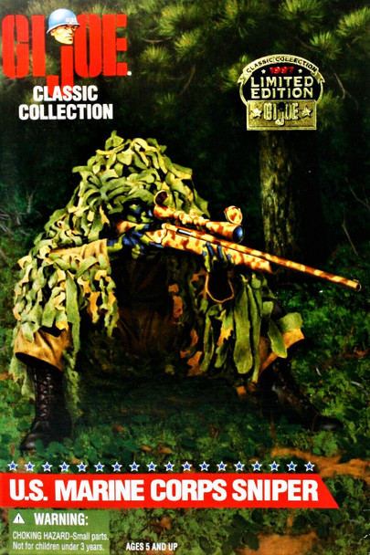 GI Joe Classic Collection U.S. Marine Corps Sniper 12" Action Figure 1996