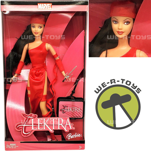 Barbie as Elektra Doll Marvel Comics Barbie Loves Pop Culture 2005 Mattel H1699