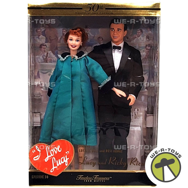 Timeless Treasures I Love Lucy 50th Anniversary Lucy & Ricky Ricardo Set