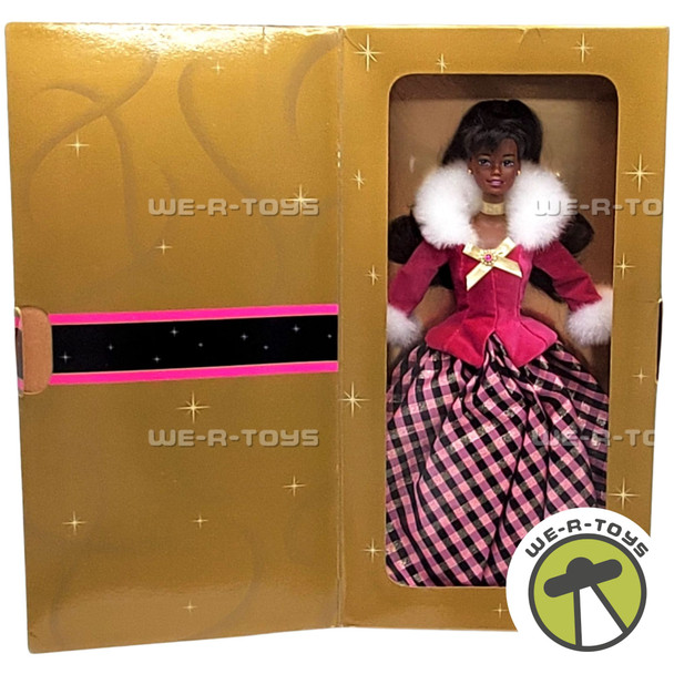 1996 Winter Rhapsody Barbie Doll African American Avon Special Edition Mattel