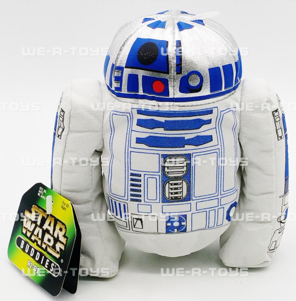 Star Wars Buddies R2-D2 6" Bean Bag Plush Toy 1997 Kenner No. 66941 NEW