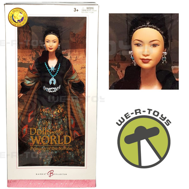 Dolls of the World Princess of the Navajo Barbie Doll Pink Label Mattel B8956