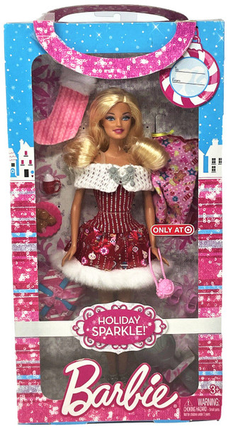 Barbie Holiday Sparkle! Doll Target Exclusive 2011 Mattel X4855
