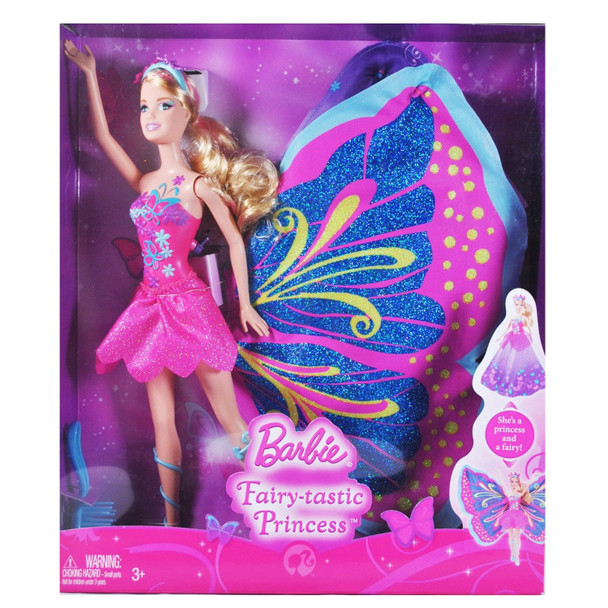 Fairy-tastic Princess Barbie Doll 2009 Mattel #T4552