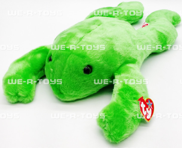 Ty Beanie Buddy Legs the Frog 15" Plush Toy W/ Tag 2001 NEW