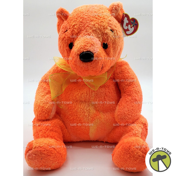 Ty Beanie Buddy Tangerine the Bear 13" Plush Toy W/ Tag 2001 NEW