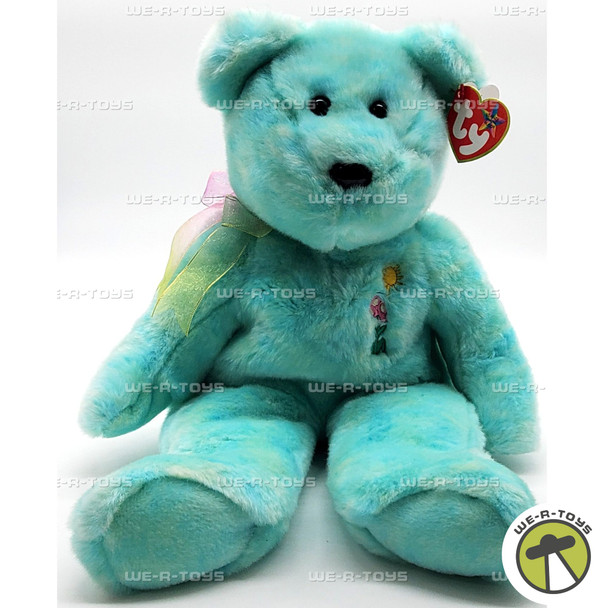 Ty Beanie Buddy Ariel The Bear 14" Plush Toy W/ Tag 2001 NEW