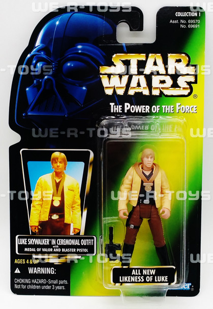 Star Wars Power of the Force Luke Skywalker in Ceremonial Outfit Figure NEW