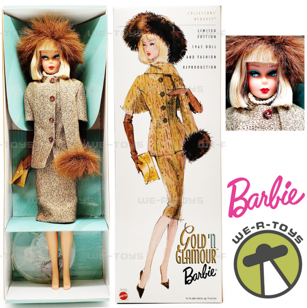 Gold 'n Glamour Barbie Doll Collector's Request Limited Edition Mattel 54185