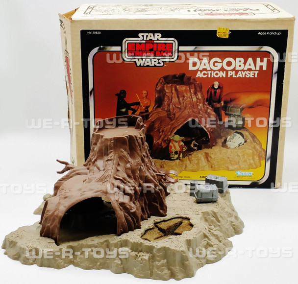 Star Wars The Empire Strikes Back Dagobah Action Playset Kenner 1981 #38820 USED
