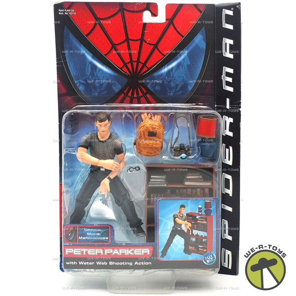 Marvel's Spider-Man Peter Parker Action Figure Series 2 Toy Biz 2002 #43711
