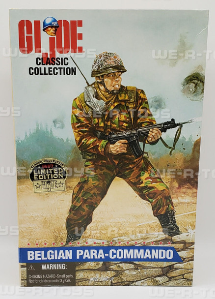 G.I. Joe Belgian Para-Commando Action Figure Hasbro 1997 No. 81389 NRFB