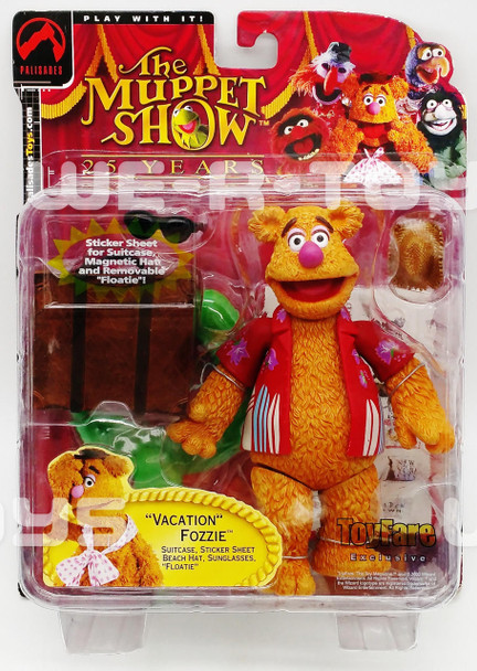 The Muppets Jim Henson's The Muppets 25 Years Vacation Fozzie Figure Palisades 2002 NRFP