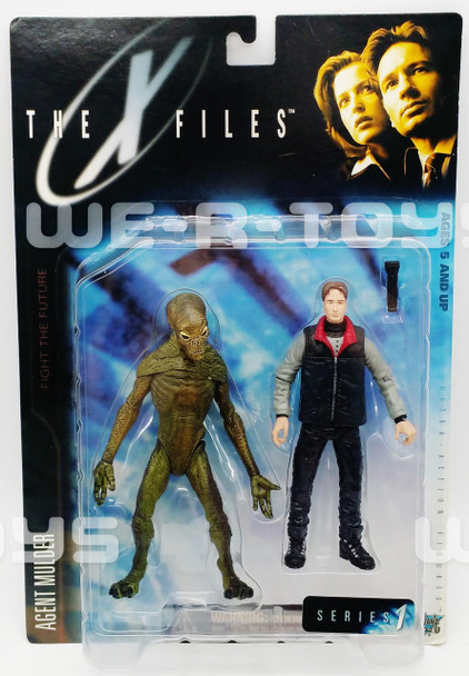 X-Files Agent Mulder W/ Alien Ultra Action Figures McFarlane Toys 1998 NRFP