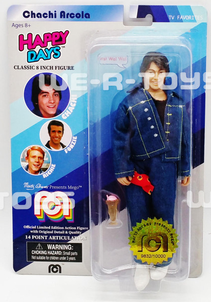 Happy Days Chachi Arcola Classic 8" Action Figure Mego 2018 No. 62764 NRFP